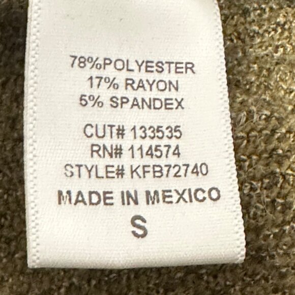 Anthropologie RO+DE Moss Green V-Neck Dress Puff Sleeves Milkmaid Size Small - Picture 4 of 8